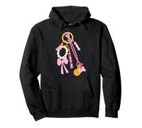Disney Minnie Mouse Matching Fashion Bag Charm Felpa con Cappuccio