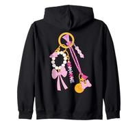 Disney Minnie Mouse Matching Fashion Bag Charm Felpa con Cappuccio