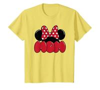 Disney Minnie Mouse Mother's Day Ears for Mom Maglietta, Bambini, Limone, 2 anni