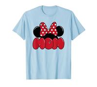 Disney Minnie Mouse Mother's Day Ears for Mom Maglietta, Uomo, Celeste, S