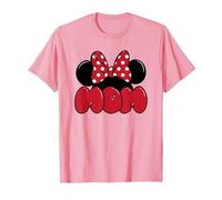 Disney Minnie Mouse Mother's Day Ears for Mom Maglietta, Uomo, Rosa, M