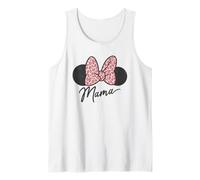 Disney Minnie Mouse Mother's Day Mama Leopard Print Bow Canotta