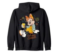 Disney Minnie Mouse Natural Charmer Fall Patchwork Style Felpa con Cappuccio