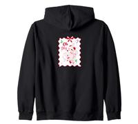 Disney Minnie Mouse Oh My Pjs Cozy Christmas Holiday Stamp Felpa con Cappuccio