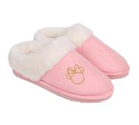 DISNEY Minnie Mouse Pantofole da casa antiscivolo da donna, calde, morbide e foderate in pelliccia (Minnie Mouse, 38-39, Sistema Taglie Calzature EU, Adulto, Donna, Numero (range), Media, 38, 39)