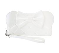 Loungefly: Disney - Mickey & Friends - Portafoglio da polso per matrimonio irredescente, Nero
