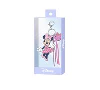 Disney Minnie Mouse Pretty-Portachiavi Charm, Rosa, 7 x 7 cm