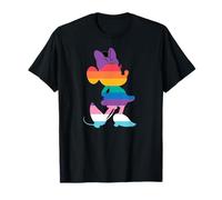 Disney Minnie Mouse Pride Inclusive Pose Rainbow Icon Fill Maglietta