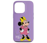 Disney Minnie Mouse Retro Character Cute Pose Trip Matching Custodia per iPhone 13 Pro