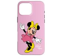 Disney Minnie Mouse Retro Character Sweet Pose Trip Matching Custodia per iPhone 16 Pro Max