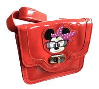 Disney Minnie Mouse Rosso Lucido Vernice Mini Borsa a Spalla