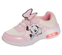 Disney Minnie Mouse - Scarpe da ginnastica da bambina, con luci a LED lampeggianti