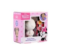 Disney Minnie Mouse - Set da pittura in gesso per bambini, set creativo con colori e pennelli, idea regalo fai da te dai 3 anni in su, prodotto ufficiale Disney