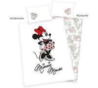 Disney Minnie Mouse Set Lenzuola Baby 100 x 135 cm 2 Pezzi Cotone