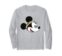 Disney Minnie Mouse Shamrock Crown St. Patrick's Day Maglia a Manica