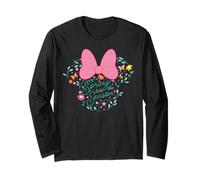 Disney Minnie Mouse Spring Into The Season Flower Icon Maglia a Manica