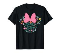 Disney Minnie Mouse Spring Into The Season Flower Icon Maglietta