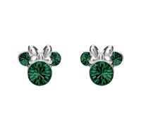Disney Minnie Mouse Sterling Silver May Birthstone Earrings