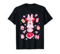 Disney Minnie Mouse Sweet Treats & Pink Hearts Coquette Maglietta