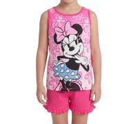 Disney Minnie Mouse T-Shirt e Pantaloncini per Bambine e Ragazze, Pigiama 2 Pezzi Minnie, Confezione Regalo Inclusa, Taglie 3 a 8 Anni (IT, età, 3 Anni, Regular, Fuchsia)