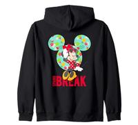 Disney Minnie Mouse Tropical Vibes Spring Break Felpa con Cappuccio