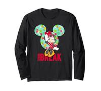 Disney Minnie Mouse Tropical Vibes Spring Break Maglia a Manica