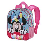 Disney Minnie Mouse Wishful-Small 3D Backpack, Blue, 11 x 26 x 31 cm, Capacity 8