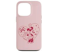 Disney Minnie Mouse XOXO Heart Coquette Valentine's Day Custodia per iPhone 13 Pro