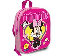 Disney Minnie Mouse Zaino Bambina Rosa Asilo Madre Borsa 29cm