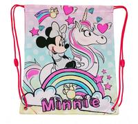 Disney Minnie Mouse Zaino Piatto Sacca Sport Palestra Escursioni