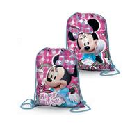 Disney Minnie Mouse Zaino Piatto Sacca Sport Palestra Escursioni
