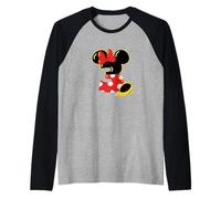 Disney Minnie Numbers "3" Third 3rd Birthday Party Gift Maglia con Maniche Raglan