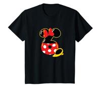 Disney Minnie Numbers "6" Sixth 6th Birthday Party Gift Maglietta