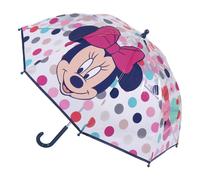 Disney Minnie Ombrello Bambina Pois manuale trasparente