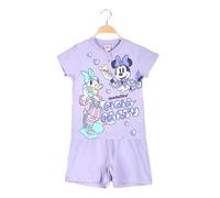 Disney Minnie pigiama corto da bambina in cotone - lilla