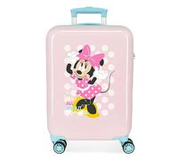 Disney Minnie Play All Day Valigia da cabina rosa 38 x 55 x 20 cm Rigida ABS Chiusura a combinazione laterale 34 L 2 kg 4 ruote doppie attrezzature a mano
