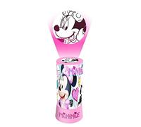 Disney- Minnie Proiettore LED cilindrico, Colore Rosa, WD19712