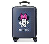 Disney Minnie Sunny Day Trolley cabina Azzurro 37x55x20 cms Rigida ABS Chiusura a combinazione numerica 34L 2,6Kgs 4 doppie ruote Bagaglio a mano