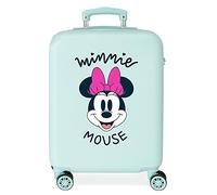 Disney Minnie Teen Valigia da cabina blu 38 x 55 x 20 cm Rigida ABS chiusura a combinazione laterale 35 l 2,5 kg 4 ruote doppie