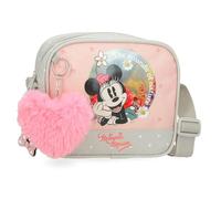 Disney Minnie Wild Nature - Astuccio per bambini, varie dimensioni, borsa a tracolla, realizzata in poliestere, Verde, Tracolla