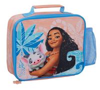 Disney Moana - Borsa termica per il pranzo, con portabottiglie, per la scuola, per ragazze