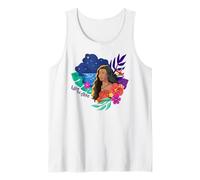 Disney Moana Follow The Stars Floral Night Sky Silhouette Canotta