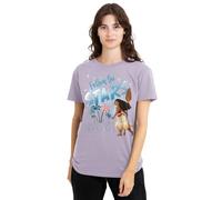 mandarin creative ltd Moana Follow The Stars Ladies T Shirt, Lavendar, Lavanda, M Donna