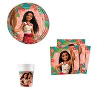 Disney Moana II Sailing Spirit Tableware XL Party Set per 16 ospiti (52pc)