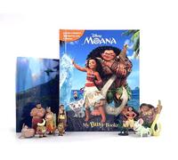 Disney Moana My Busy Books - Storybook, 10 figurines, playmat: moana coloring book age 2-12