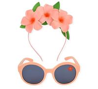 Disney Moana - Occhiali da sole per bambine con custodia abbinata e protezione UV per bambini, Fascia per capelli Moana, Taglia unica