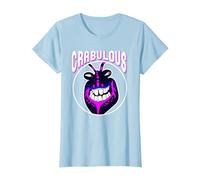 Disney Moana Tamatoa Crabulous Neon Face Circle Portrait Maglietta, Donna, Celeste, S