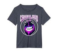 Disney Moana Tamatoa Crabulous Neon Face Circle Portrait Maglietta, Donna plus-size, Pervinca, 1X