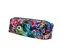 Disney Monsters & Co University-Astuccio Quadrato, Multicolore, 21 x 7 cm