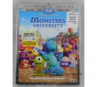 Disney Monsters University Blu-Ray E DVD 3 Disco Set Digitale Copia Nuovo Sealed